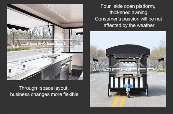 advantages of Roman Holiday-A food cart