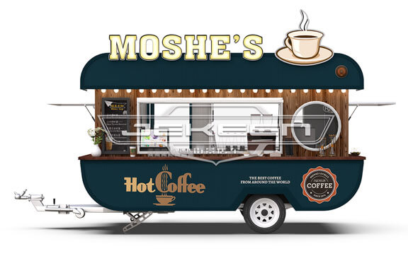 Mobile Coffee Shop Trailer for Sale  Interior Design & Cost--ETO DEVICE  Food Trailer Manufacturer