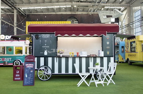 Roman Holiday Series Mobile Food Cart Jekeen Food Truck Food Stand