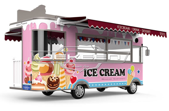 Zenk Mobile Ice Cream Truck Jekeen Food Truck